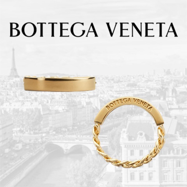 BOTTEGA VENETA☆チェーン リング アルジェント オロ ジャッロ 指輪