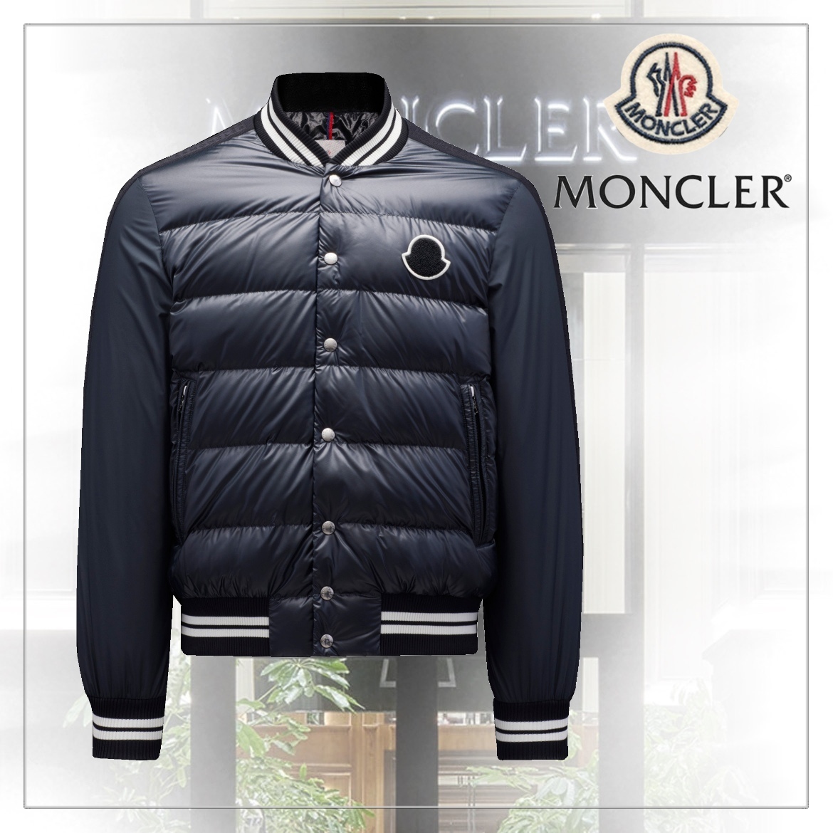 日本入手困難 MONCLER◆トリリス ダウン ボンバー ジャケット