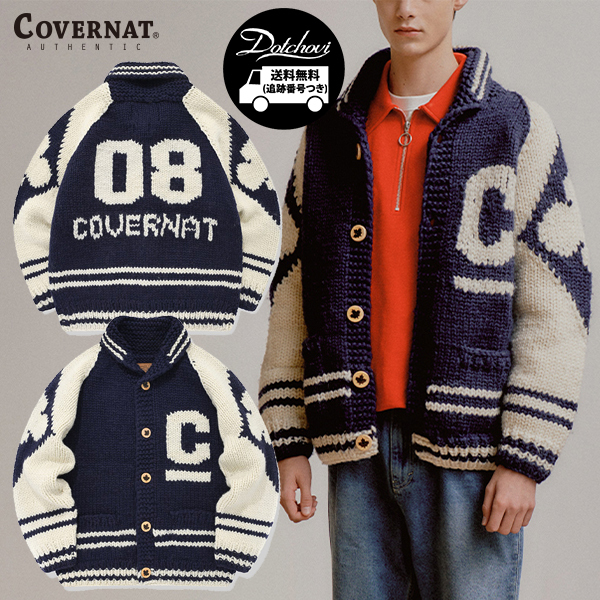 人気ブランドを X COVERNAT KANATA MU5952 CARDIGAN COWICHAN LOGO C