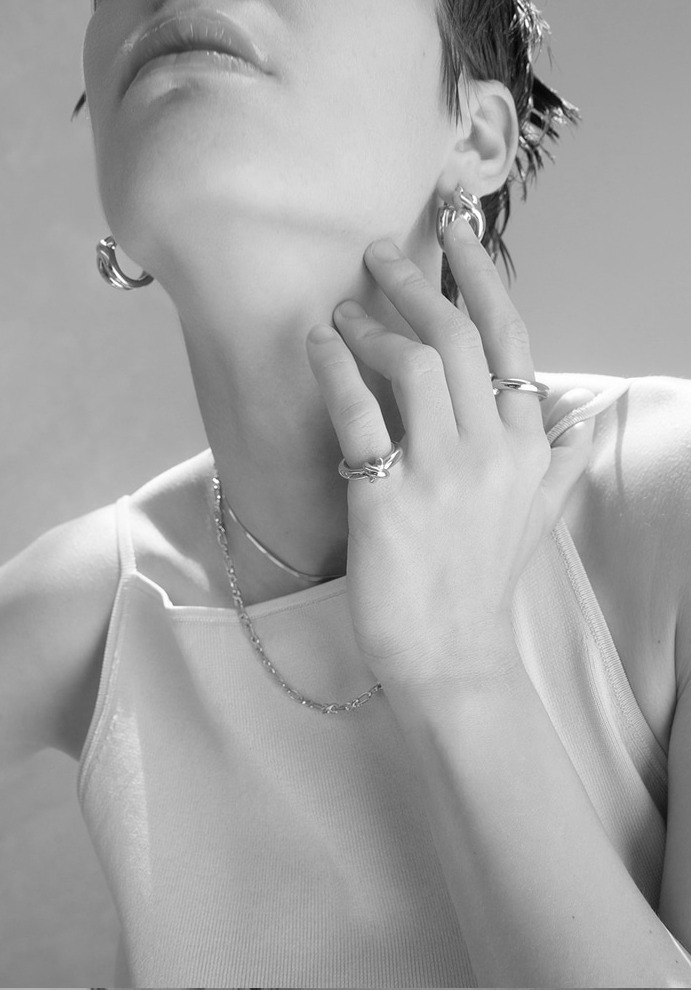 ★BTS ジョングク着用★関税込★S_S.IL★Small Classic Chain N ☆BTS ジョングク着用☆関税込☆S_S.IL☆Small Classic Chain N