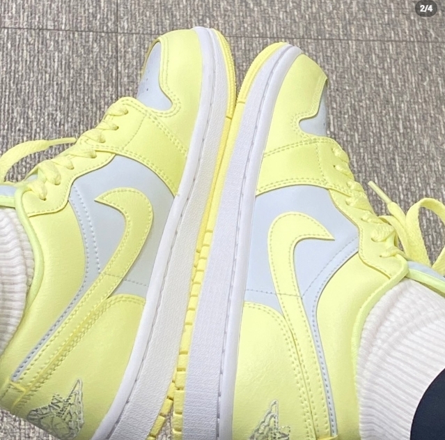 ☆送料関税込☆NIKE WMNS AIR Jordan 1 Low Citron Tint☆超人気