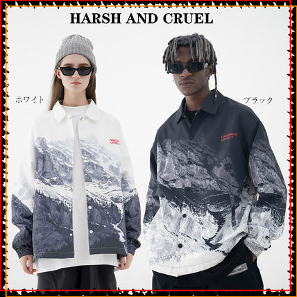 花柄 L HARSH AND CRUEL(ハーシュアンドクルーエル) アウター