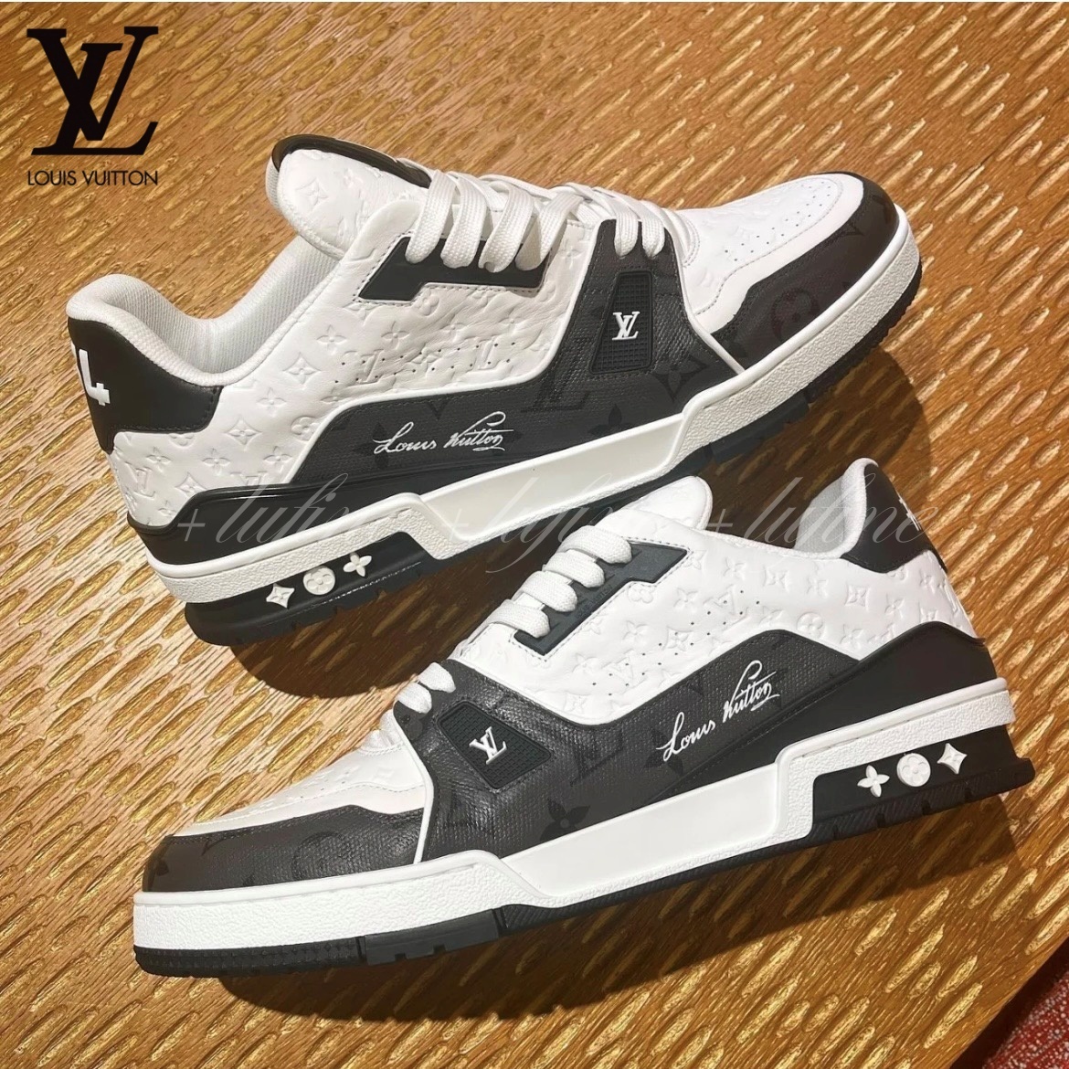 Shop Louis Vuitton MONOGRAM 2023 SS Monogram Unisex Street Style Plain  Leather Logo Sneakers (1ABMCP) by happysnowman