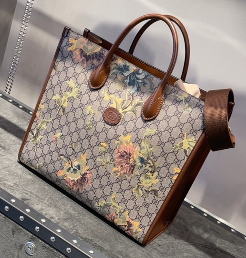 GUCCI■【セール】国内発■GGカーネーション トートバッグ