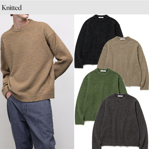 ★22-23FW★KNITTED★Boucle Round Knit