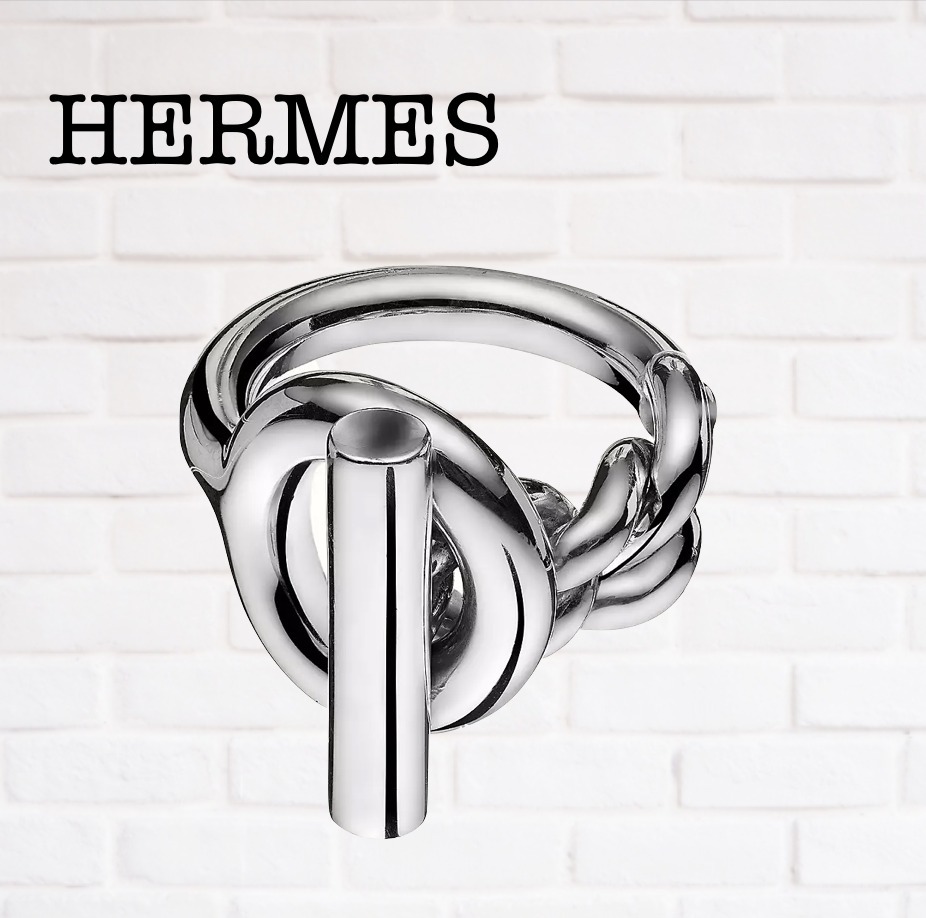 人気☆HERMES☆Bague Croisette grand modeleクロワゼットリング