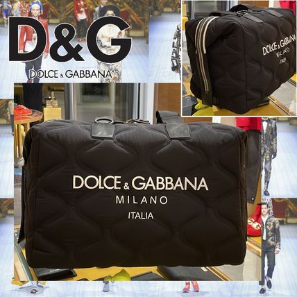 Dolce&Gabbana ポリアミド混 ロゴ ボストンバッグ マルチカラー - littlehouseinthesuburbs.com