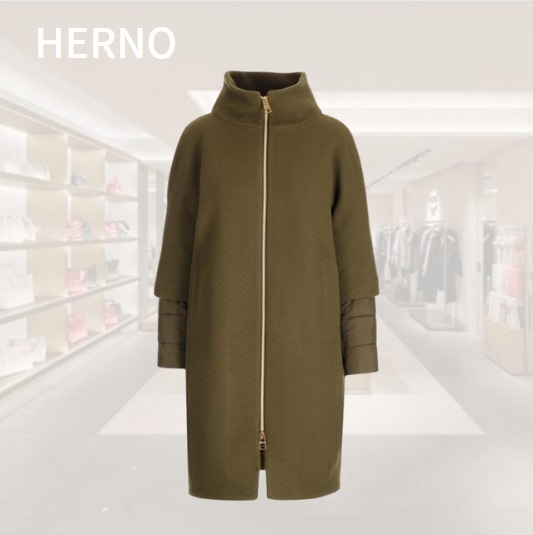 HERNO◆ヘルノ パッド入り スリーブコート 限定セール♪ HERNO◆ヘルノ パッド入り スリーブコート 限定セール♪