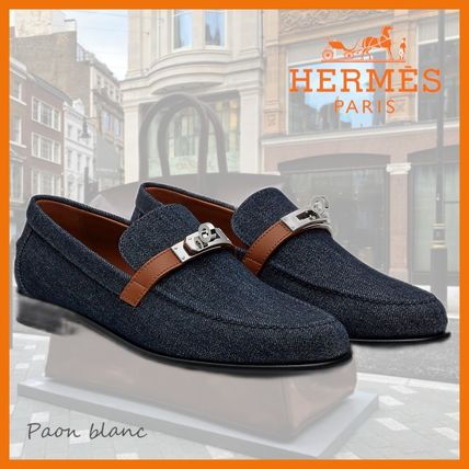 モカシン パリ HERMES(エルメス) ローファー・オックスフォード ...