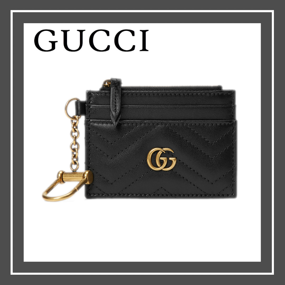 100%正規品 GUCCI コインカードケース キーチェーン付きウォレット