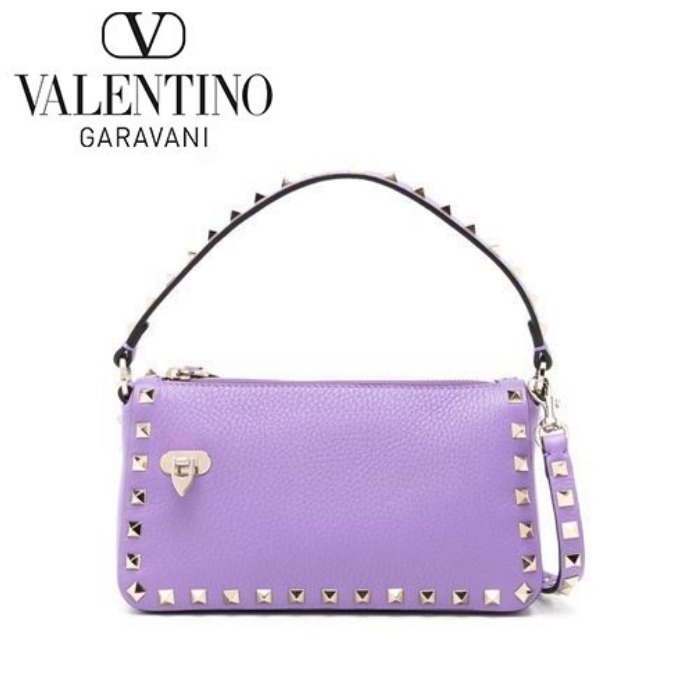 【VIP価格】VALENTINO スタッズ レザー ショルダーバッグ 【VIP価格】VALENTINO スタッズ レザー ショルダーバッグ