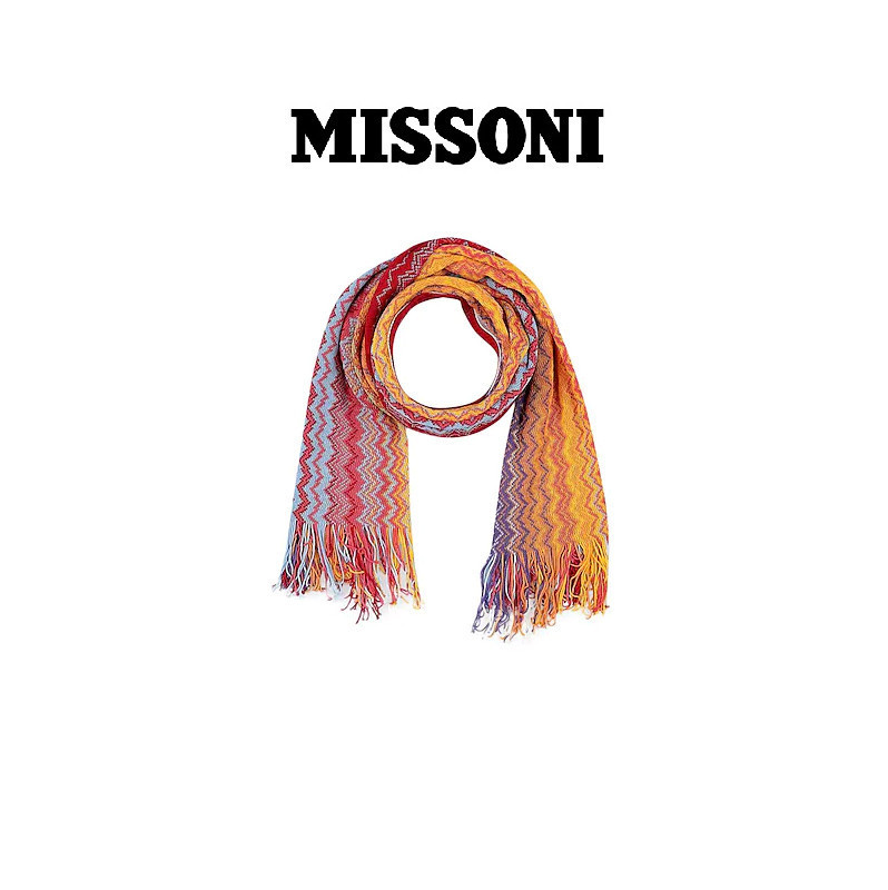 在庫有即出荷 MISSONI ミッソーニ マフラー スカーフ オレンジ