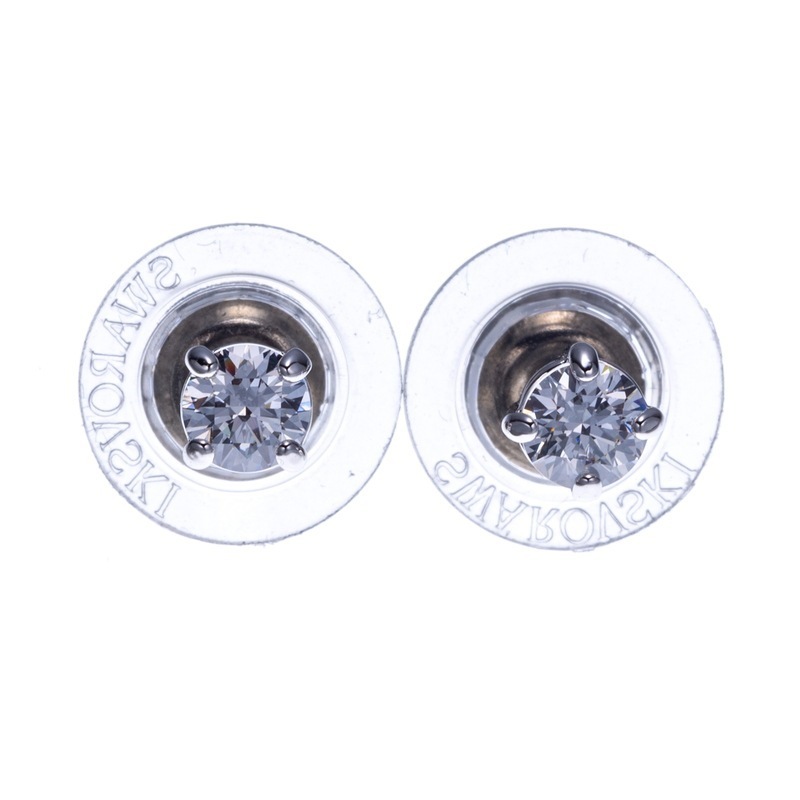 SWAROVSKI ピアス 5408436 Attract Round Pierced Earrings
