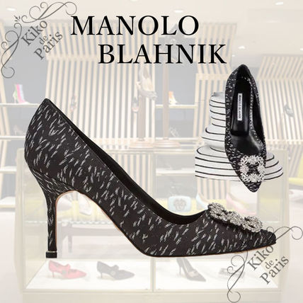 シルバー,パンプス Manolo Blahnik(マノロブラニク) - 海外通販のBUYMA