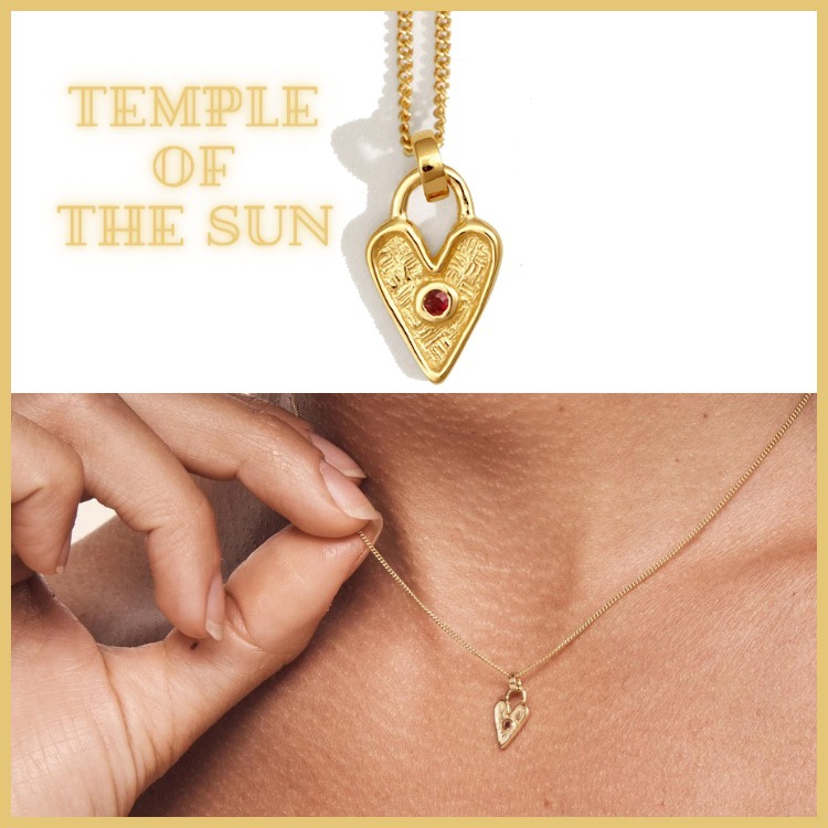 バイロンベイ発[TEMPLE OF THE SUN]* Amore *ゴールドネックレス