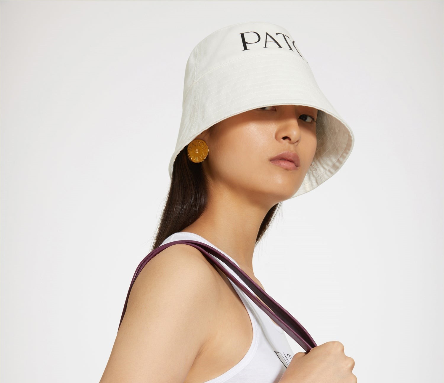 Patou bucket hat in cotton パトウ