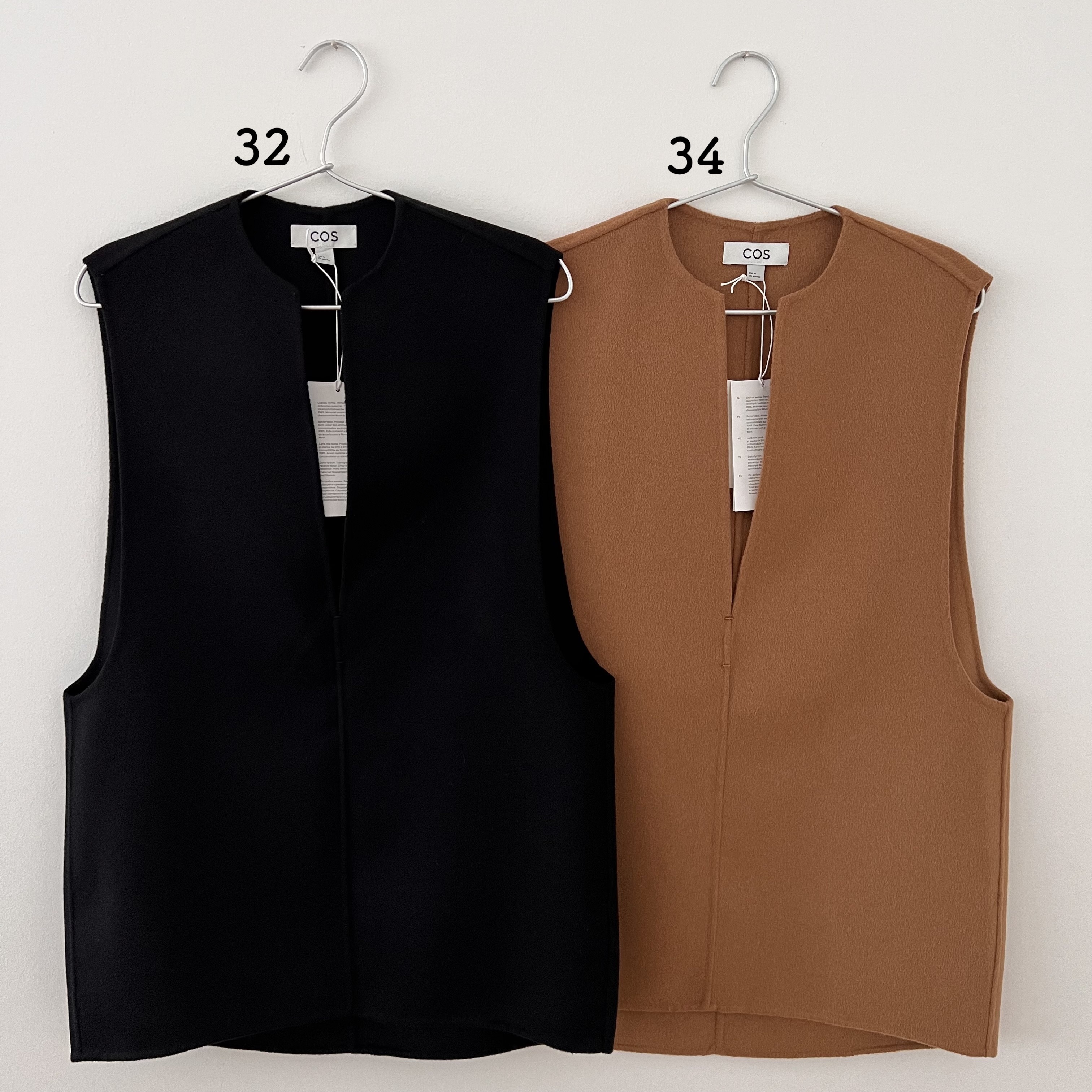 本当に信頼出来る商品 COS 国内即発◎超入手困難 DEEP (COS TOP SLEEVELESS V-NECK ベスト/ジレ