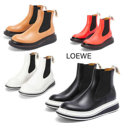 チェルシーブーツ LOEWE(ロエベ) ショートブーツ・ブーティ(レディース