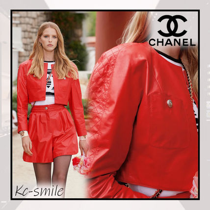 CHANEL x レザージャケット・コート(レディース) - 海外通販のBUYMA