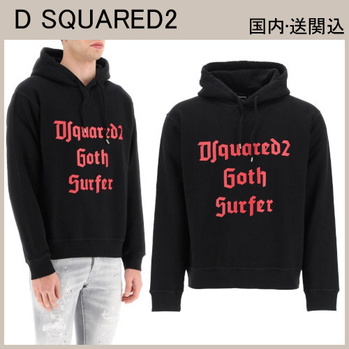 VIP★新作 DSQUARED2 ディースクエアード ロゴパーカー フーディ
