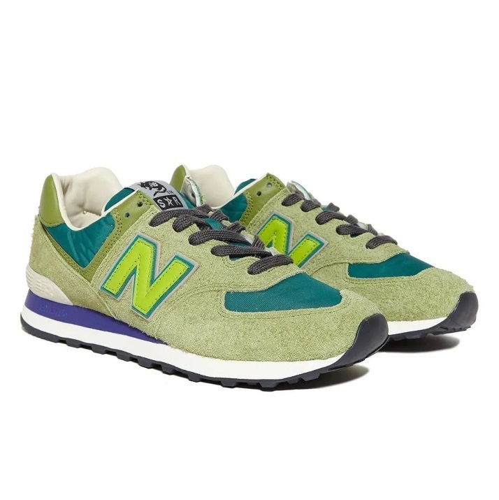 いいねSale! J未発売!!☆New Balance 574 x Stray Rats Size 8.5 - New Balance Stray Rats x 574 Green | eBay