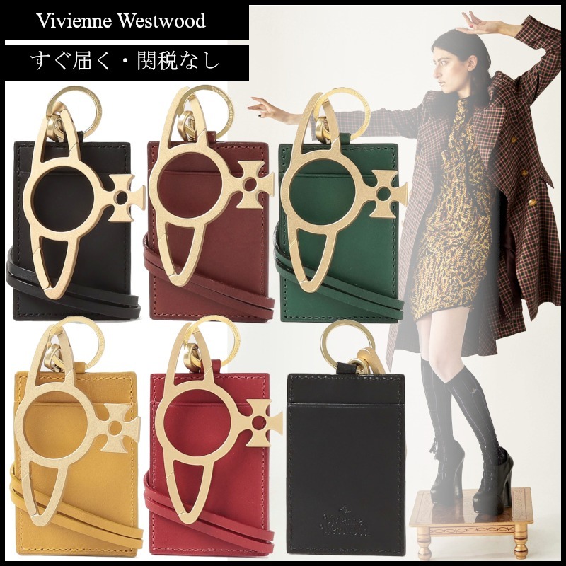 すぐ届く【Vivienne Westwood】ORB CLIPS パスケース カラビナ☆-