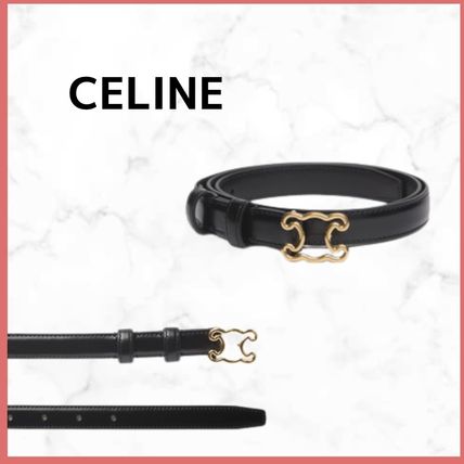 Line ブラック(黒)系 CELINE(セリーヌ) ベルト(レディース) - 海外 ...