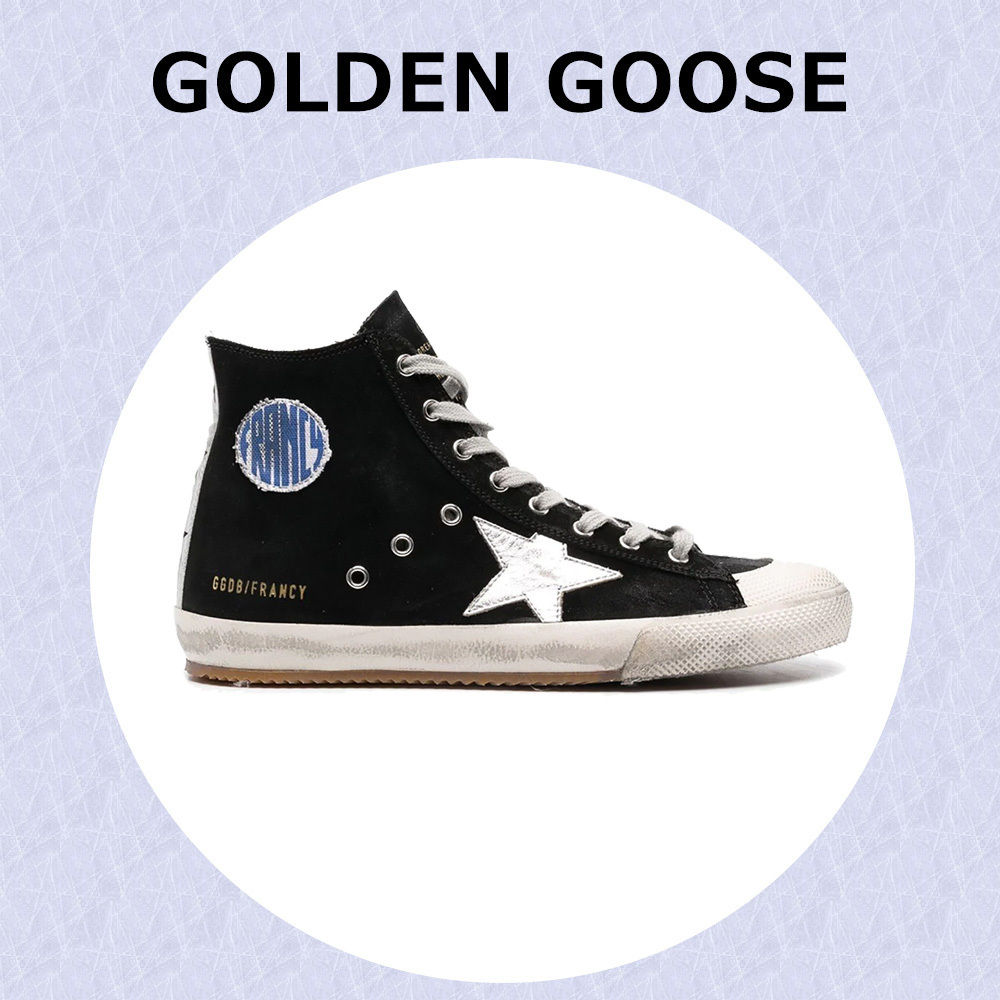 VIP価格【GOLDEN GOOSE】スターパッチ ハイカット スニーカー