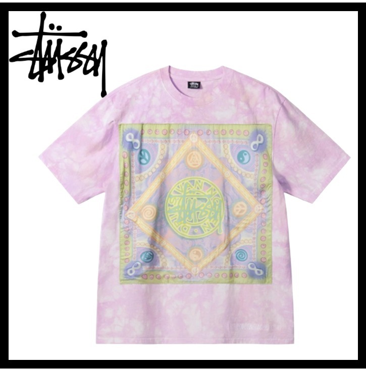 ★関税込★Stussy★Stussy x Dries Van Noten Bandana T★Lilac