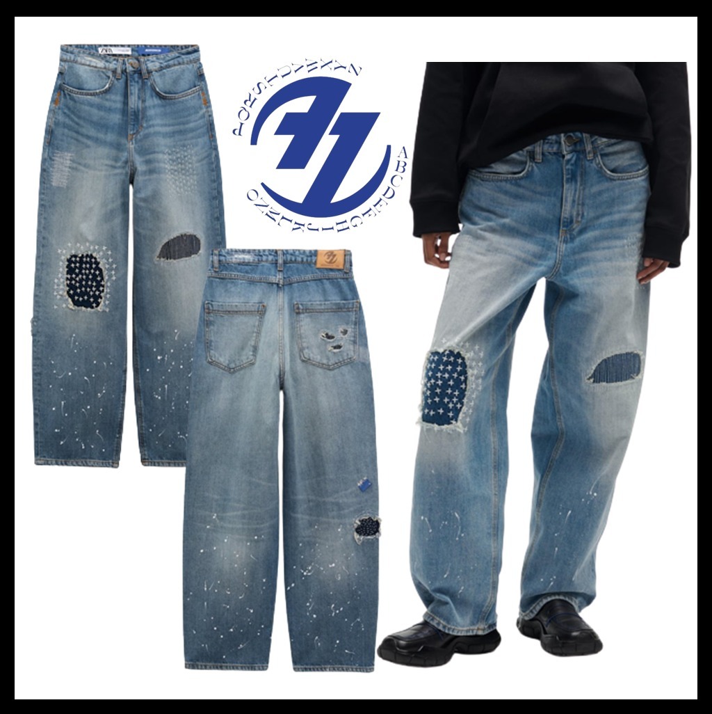 ★送料・関税込★Ader Error x Zara Patchwork Jeans Blue★