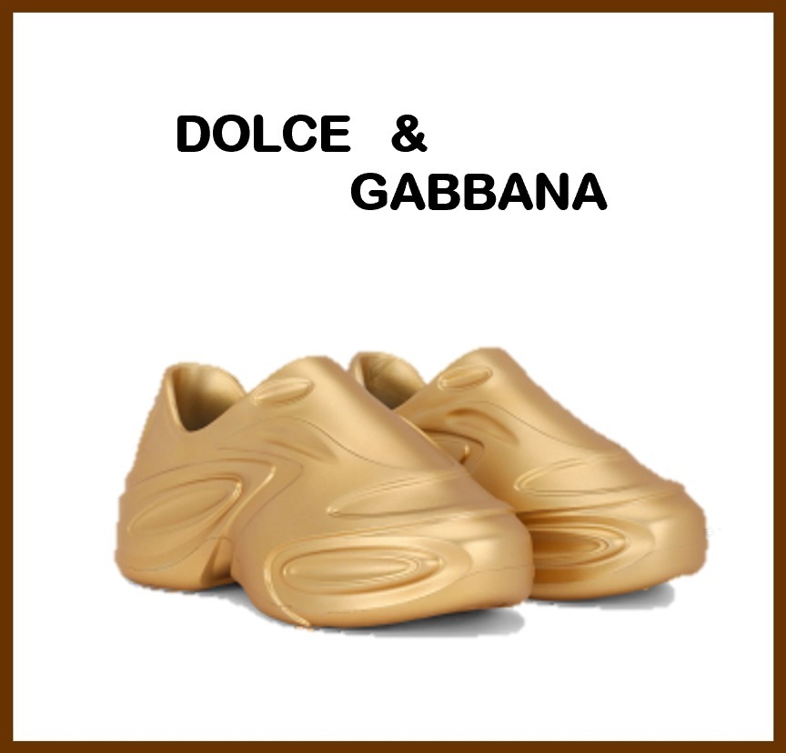 人気★【DOLCE & GABBANA】トイスニーカー ラミネーテッドラバー