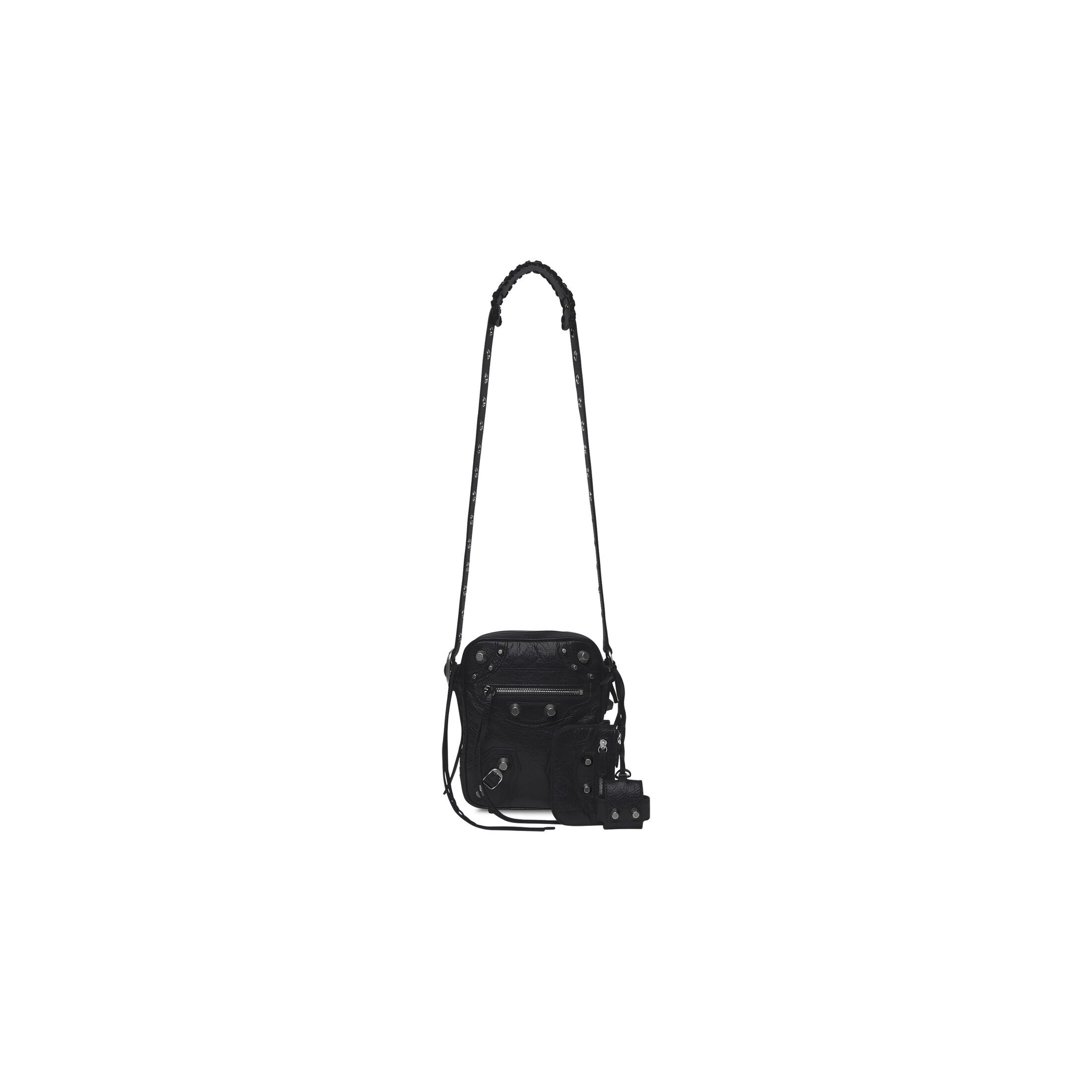 BALENCIAGA Le Cagole M ル・カーゴル クロスボディ バッグ 黒 ホワイト の ウィメンズ Le Cagole クロスボディバッグ