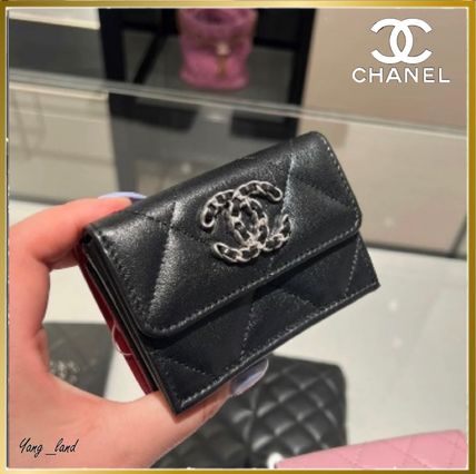 ラムスキン CHANEL(シャネル) 折りたたみ財布(レディース) - 海外通販 ...