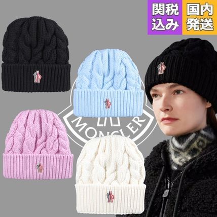 MONCLER(モンクレール) ニットキャップ・ビーニー(レディース) - 海外 ...