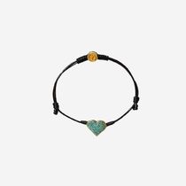 peaceminusone(ピースマイナスワン) ブレスレット 【PEACEMINUSONE】 PMO HEART STRING BRACELET #1 MINT