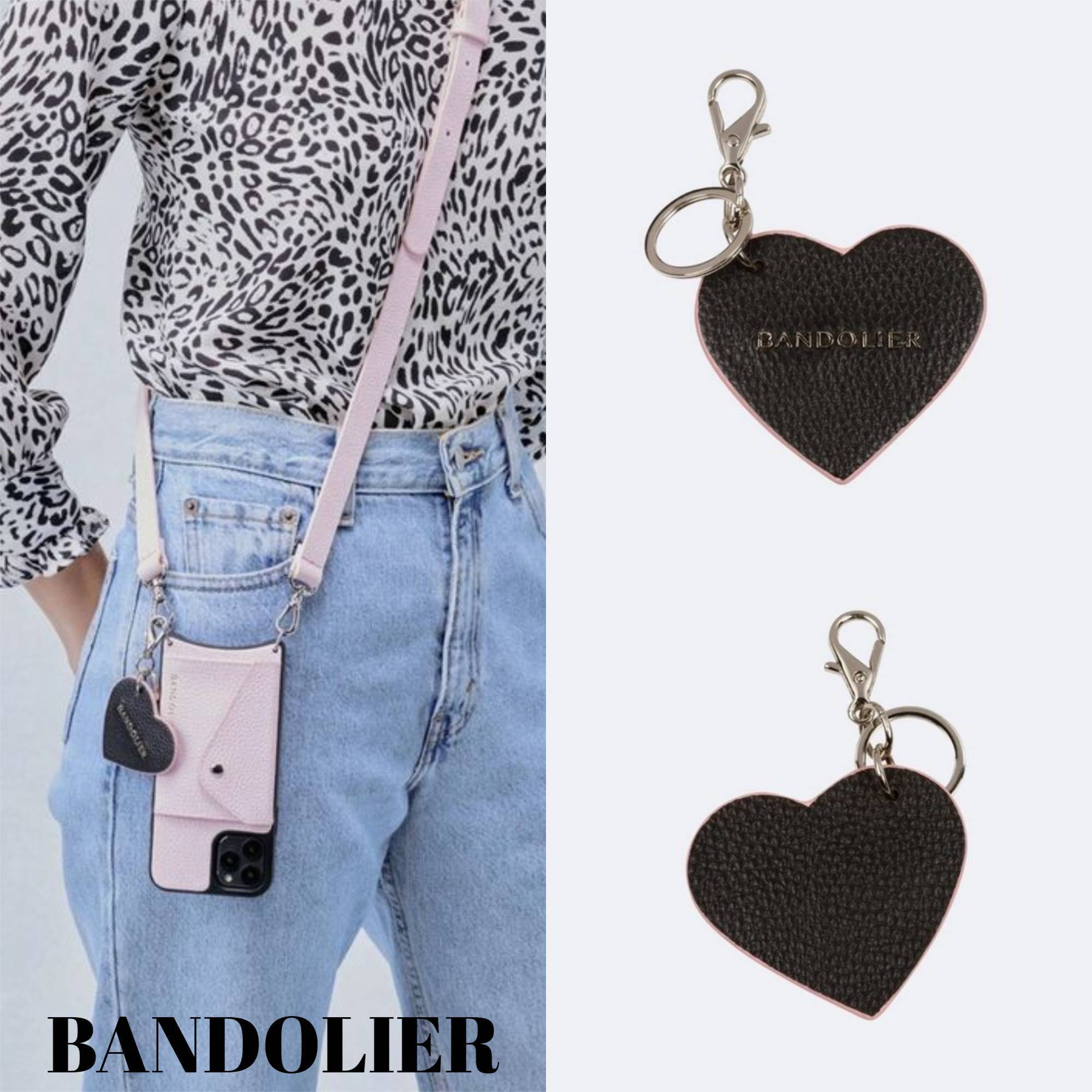 国内即発可能 完売品 大人気 ハート キーチェーン BANDOLIER