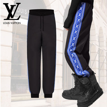 Louis Vuitton Mens Joggers & Sweatpants, Blue, XL (Stock Check Required)