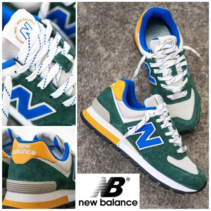 New Balance 574 Rugged グリーン