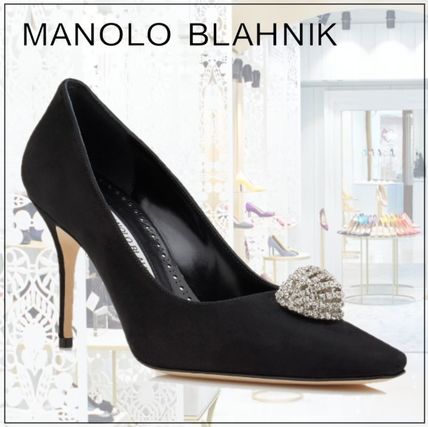 スエード Manolo Blahnik(マノロブラニク) パンプス(レディース ...