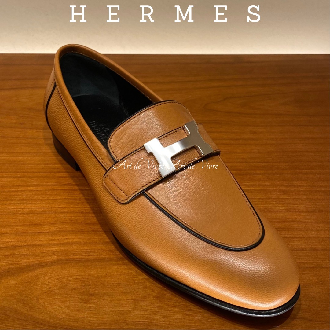 HERMES エルメス ローファー パリ《Paris》モカシン 靴・シューズ