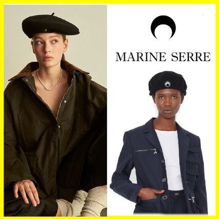MARINE SERRE(マリーンセル) ベレー帽(レディース) - 海外通販のBUYMA