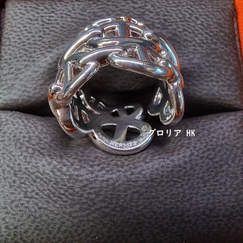 ☆入手困難☆【HERMES】 Chaine d'Andre Enchainee リング GM