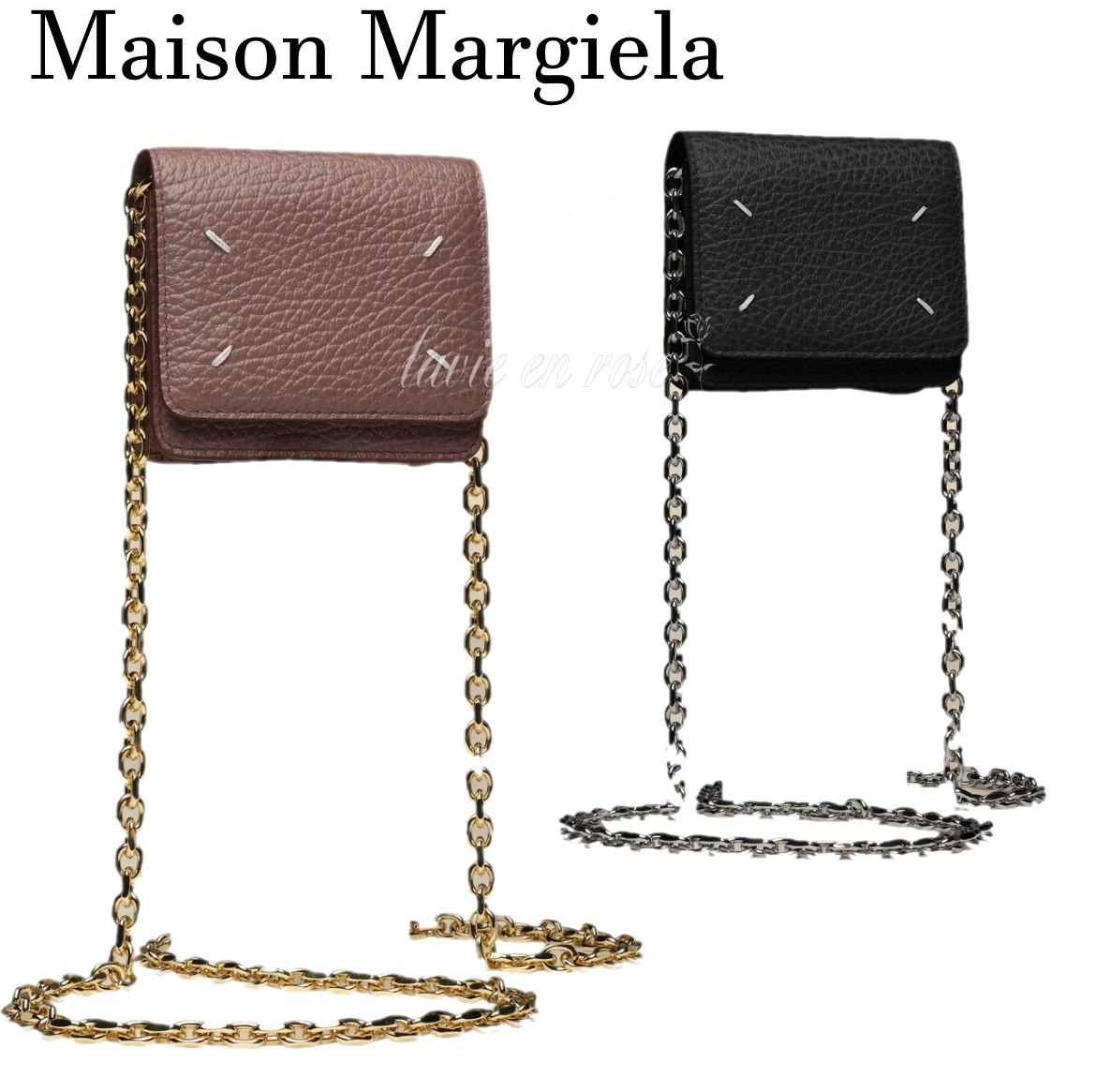 Maison Margiela メゾンマルジェラ チェーンウォレット レザー Maison Margiela メゾンマルジェラ チェーンウォレット レザー