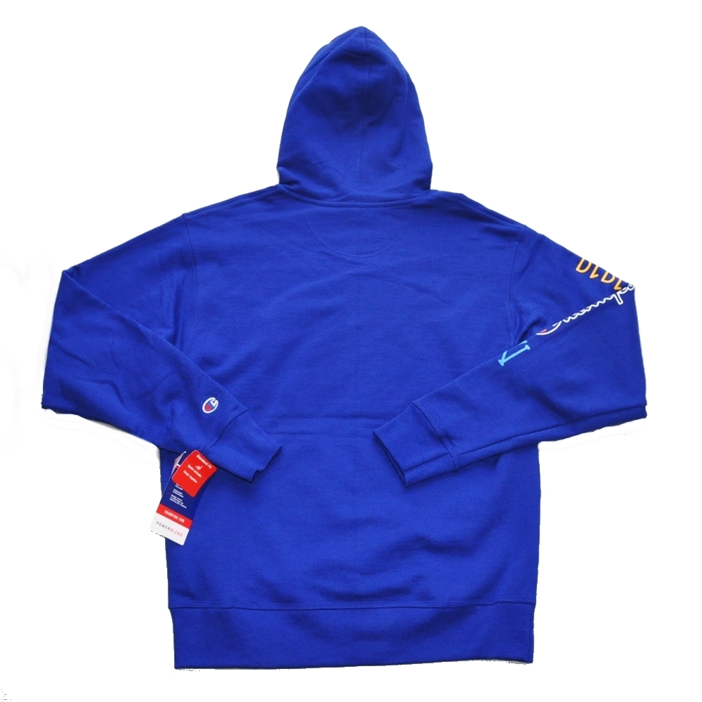 パーカー・フーディ CHAMPION / AUTHENTIC NEW YORK PULLOVER SWEAT HOODIE BLUE CHAMPION / AUTHENTIC NEW YORK PULLOVER SWEAT HOODIE BLUE