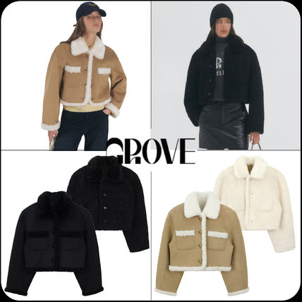 ★送料・関税込★GROVE★BURMING COAT★ GROVE] BURMING COAT [2COLOR] 正規品 韓国ブランド 韓国