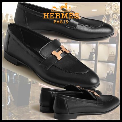 モカシン パリ HERMES(エルメス) ローファー・オックスフォード ...
