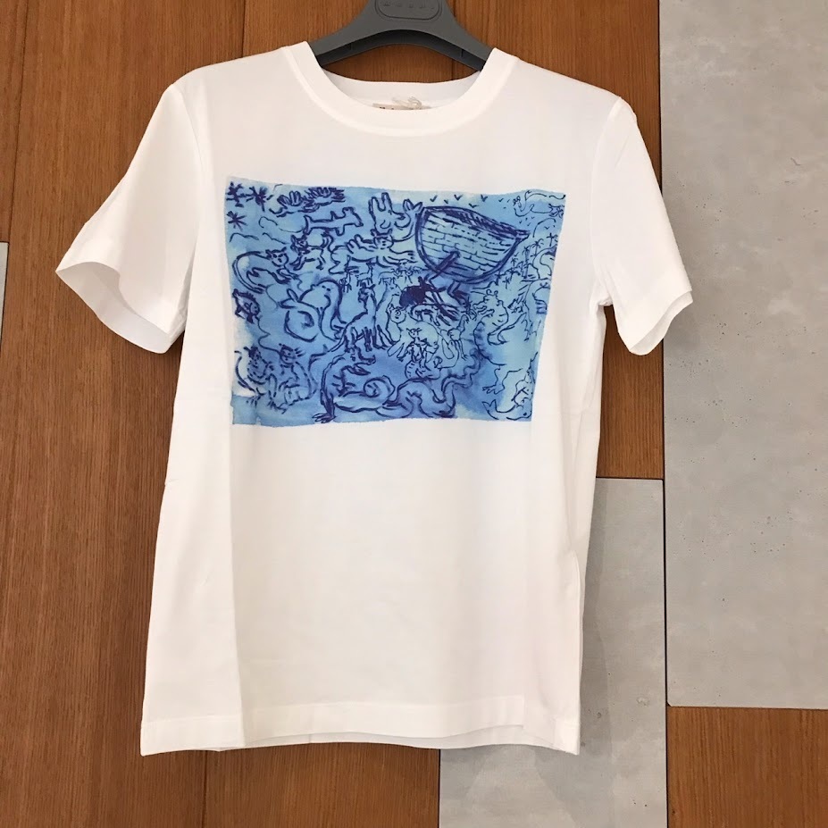 【関税込/国内発】▽Marni プリントTシャツ バックロゴ 半袖