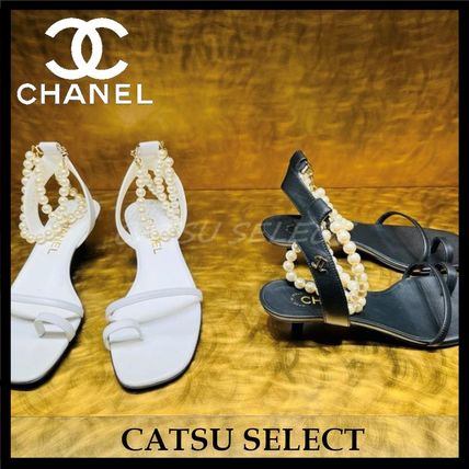 パール CHANEL(シャネル) サンダル・ミュール(レディース) - 海外通販 ...