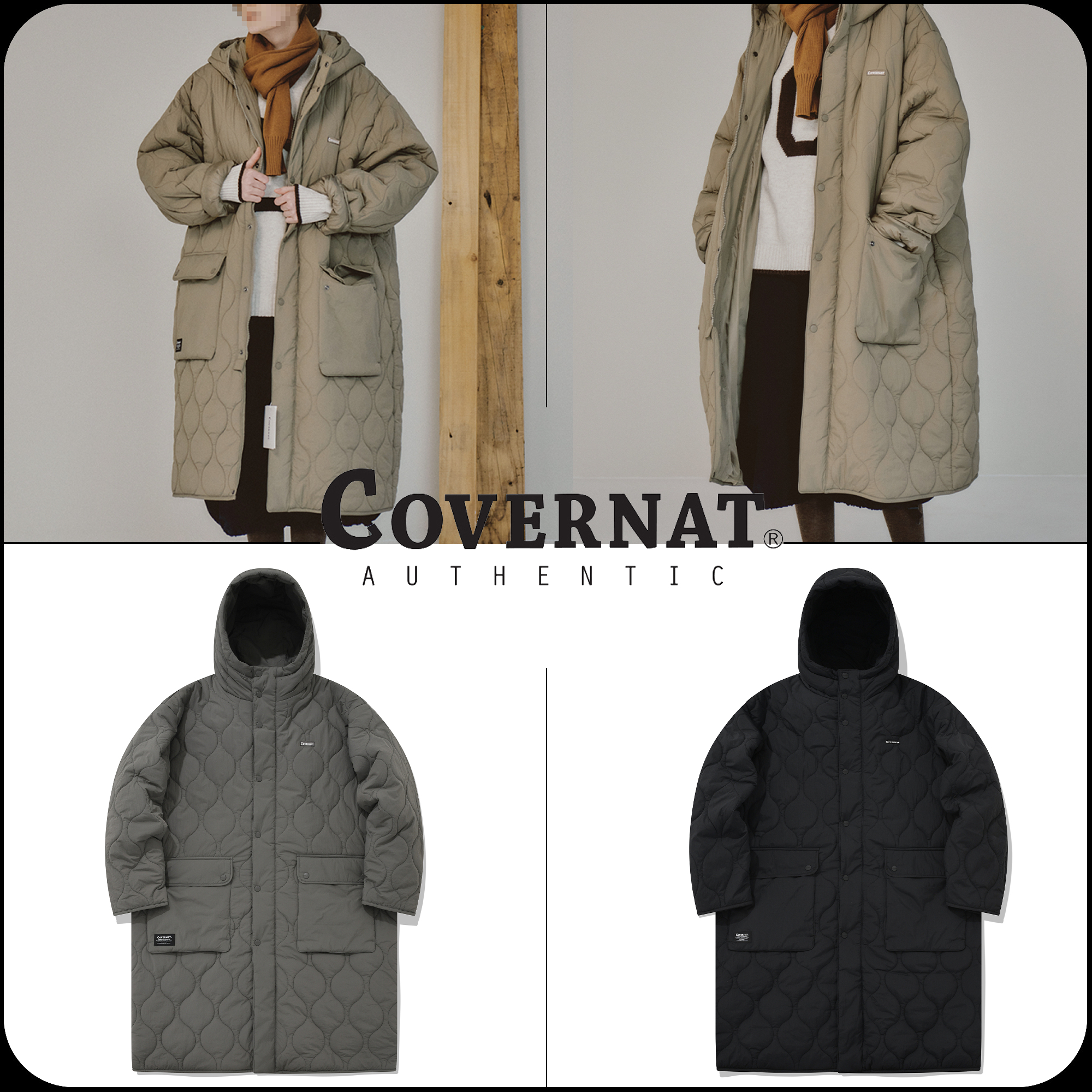 [COVERNAT]★Quilted M-51 Fishtail Parka