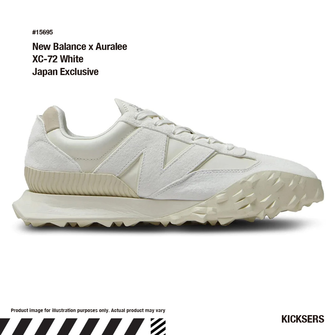 オーラリー日本限定カラー New Balance Auralee XC-72 White